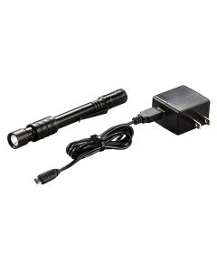 STL66133 image(0) - Streamlight Stylus Pro USB Bright Rechargeable LED Penlight - Black