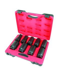 INT55900 image(0) - Surewerx USA 9PC 1IN DR Metric Deep Impact Socket Set