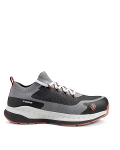 VFI4T8MBR-10 image(1) - Workwear Outfitters Terra Eclipse Athletic Work Shoe Grey/Red ESD Composite Toe Size 10