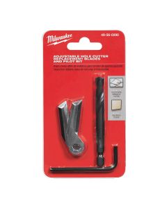 MLW49-56-0290 image(1) - Milwaukee Tool Adjustable Hole Cutter Replacement Blades and Pilot Bit