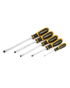 KDT80053H image(0) - 5 Pc. Slotted Dual Material Screwdriver Set
