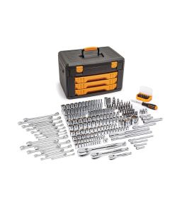 KDT80966 image(1) - GearWrench 243PC 6 POINT 1/4" 3/8" 1/2" DR TOOL SET