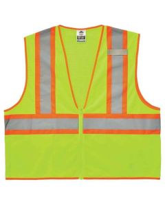 ERG21297 image(0) - Ergodyne 8229Z 2XL/3XL Lime Type R Class 2 Two-Tone Vest