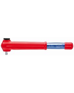 KNP983350 image(0) - KNIPEX REVERSIBLE TORQUE WRENCH-1,000V INSLTD-3/8IN DR