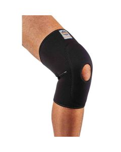 ERG16532 image(0) - Ergodyne 615 S Black Knee Sleeve w/ Open Patella/Anterior Pad