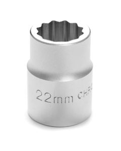 WLMW34822 image(0) - Wilmar Corp. / Performance Tool 3/4" Dr 12pt Std Socket 22mm