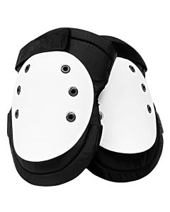 SAS7102 image(0) - Deluxe Plastic Cap Knee Pads w/ Velcro Closures, Water and Abrasion Resistant