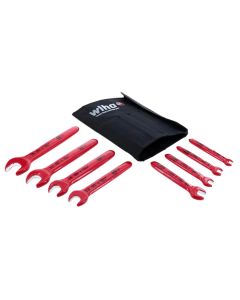 WIHA Tools 8 Piece Insulated Open End Wrench Set - Metric