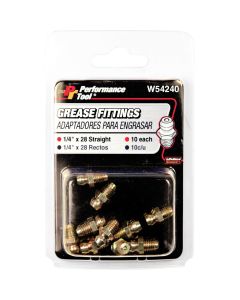 Wilmar Corp. / Performance Tool 10PK 1/4-28 Grease Fittings