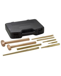 OTC4629 image(1) - OTC 9-Piece Brass Hammer and Punch Set