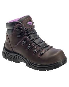 FSIA7123-11W image(0) - Avenger Work Boots Avenger Work Boots - Framer Series - Women's High Top Work Boots - Composite Toe - IC|EH|SR|PR - Brown/Black - Size: 11W