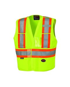 SRWV1021061U-45XL image(0) - Pioneer - Safety Tear-Away Vest  - Hi-Vis Yellow/Green - Size 4XL/5XL