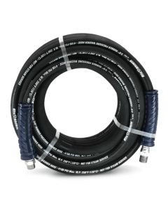 BLBPW3806 image(0) - BluBird BluShield Aramid Braided 3/8" Rubber Pressure Washer Hose 4100PSI Heavy Duty Lightweight - 6 Feet