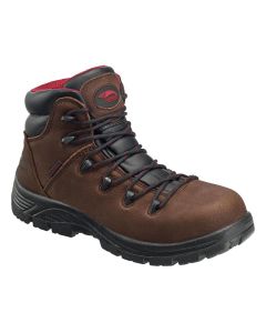 Avenger Work Boots Framer Series - Men's High-Top Boot - Composite Toe - IC|EH|SR|PR - Brown/Black - Size: 8.5M