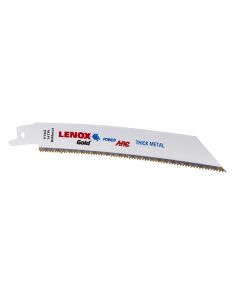 LEX21067 image(0) - Lenox Tools Reciprocating Saw Blades, 614GR, Gold Bi-Metal