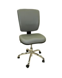 LDS1010537 image(0) - Dental Lab Chair, Vinyl Back Light Grey Seat