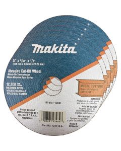 MAK724116-A-25 image(0) - Makita 5" SUPER THIN METAL CUT OFF WHEEL 25/PK