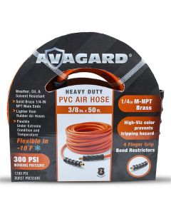 BluBird Avagard PVC Air Hose Assembly 3/8" x 50'