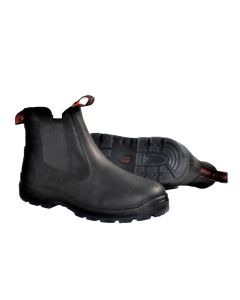 FSIA1701-8.5M image(0) - Avenger Work Boots - BLACK WIDOW Series - Men's Boots - Soft Toe - EH|SR|PR - Black/Black - Size: 8.5M