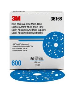 3M 3M Hookit Blue Abrasive Disc Multihole 36168 (4PK)