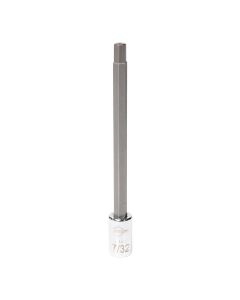 MAY16463 image(0) - Mayhew Mayhew 7/32-Inch SAE Hex Medium Insert Socket Bit, 1/4-Inch Drive