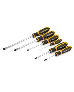 KDT80050H image(0) - GearWrench 6 Pc. Phillips&reg;/Slotted Dual Material Screwdriver Set