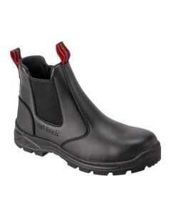 Avenger Work Boots Avenger Work Boots - Builder Series - Women's Mid Top Work Boot - Steel Toe - ST | EH | SR - Black - Size: 4.5W