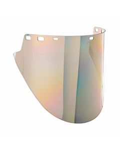 Jackson Safety - Replacement Windows for F50 Polycarbonate Special Face Shields - Shade Gold - 8" x 15.5" x.060" - H Shape