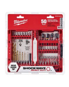 MLW48-32-4013 image(1) - Milwaukee Tool SHOCKWAVE 50-Piece Impact Duty Drill and Drive Set