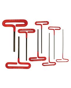 6" Cushion Grip Loop T-Handle Hex Wrenches, 8 piec