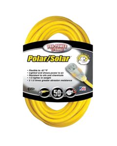 ECI1688-0002 image(1) - Coleman Cable 50 Foot Extension Cord Yellow