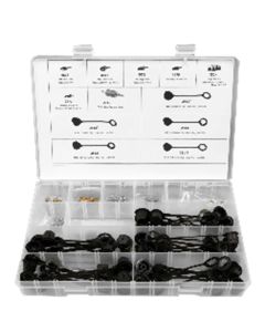 FJC2664 image(0) - FJC R-1234yf Valve Core Service Port and Service Port Cap Assortment