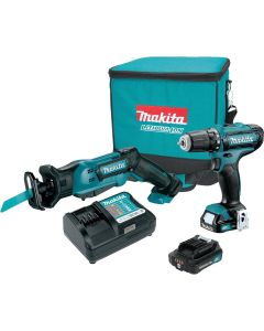 MAKCT229R image(0) - Makita 12V CXT 2.0 Ah Cordless 2-Piece Combo Kit