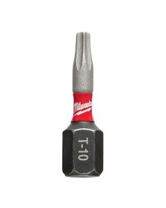 MLW48-32-4427 image(1) - Milwaukee Tool SHOCKWAVE 2-Piece Impact Torx&reg; T10 Insert Bits (3 Pack)