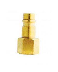 MIL761 image(0) - Milton Industries HI-Flo V-Style 1/4" FNPT Brass Plug