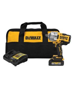 DWTDCF964GH1 image(0) - DeWalt 20V MAX XR Brushless Cordless 3/4 In. High Torque Impact Wrench With Hog Ring Anvil Kit With XR Powerstack