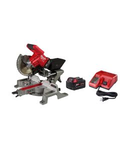 MLW2733-21 image(0) - Milwaukee Tool M18 FUEL 7-1/4&rdquo; Dual Bevel Sliding Compound Miter Saw Kit