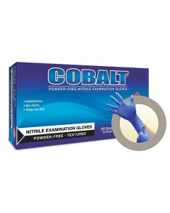 MFXN193 image(0) - Microflex GLOVE COBALT N19 NITRILE L 100PK