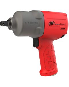 IRT2235TIMAX-R image(0) - Ingersoll Rand 1/2 Inch Air Impact Wrench, 1350 ft-lb Torque, Titanium Hammercase, Friction Ring Retainer, Pistol Grip, Red