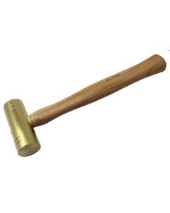 KTI71733 image(0) - K Tool International 32 oz. Brass Hammers with Hickory Handles, 1-1/2 i