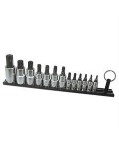 VIMTMS-TORX image(1) - VIM Tools Elite 13 Piece TORX Set, T10 Thru T70, Package On A Black Magrail