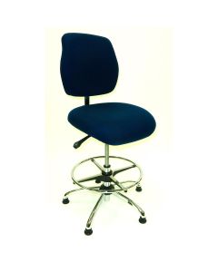 LDS1010432 image(0) - LDS (ShopSol) ESD Chair - Medium Height -  Deluxe Blue