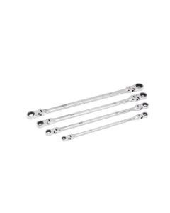 KDT86831 image(0) - 4 Piece 90-Tooth 12 Point SAE GearBox&trade; Double Flex Ratcheting Wrench Set