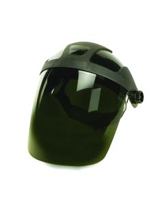Sellstrom - Face Shield - DP4 Series - 9" x 12.125" x 0.060" Window - Shade 3 IR - Ratcheting Headgear