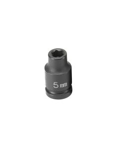 GRE905MG image(0) - Grey Pneumatic SOC 5MM 1/4D IMP MAG 6PT BLK