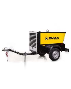 EMXEDS090TR image(0) - Emax Compressor EMAX Trailer mounted Kubota Diesel Driven 90 CFM Rotary Screw