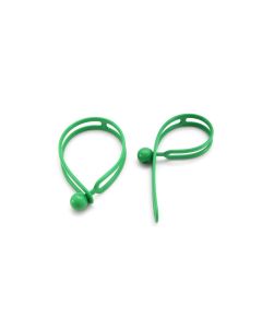 BLBBBRT01-10-GN image(0) - Blubird Rapid Tie 16" Non Marring Adjustable Extendable Strap, Patented, Made in USA - 10 Pack - Green