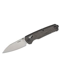 KER6105CF image(0) - Kershaw Bel Air Carbon Fiber Manual Open DuraLock  EDC Folding Pocket Knife