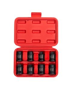 SUN2841 image(0) - Sunex 8PC 1/2"DR PIPE PLUG SOCKET SET