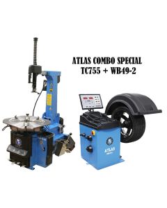 ATETCWB-COMBO3-FPD image(0) - Atlas Equipment TC755 Rim Clamp Tire Changer + WB49-2 Wheel Balancer Combo Package